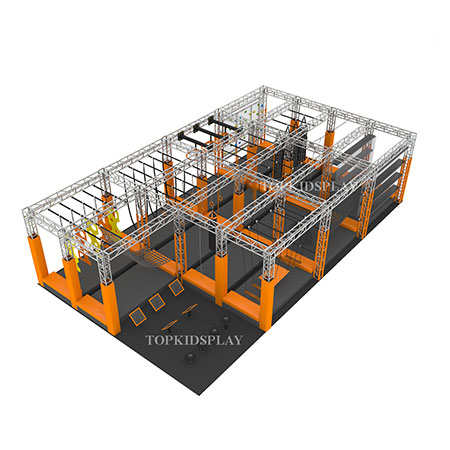 USA indoor ninja obstacle course ninja zone equipment