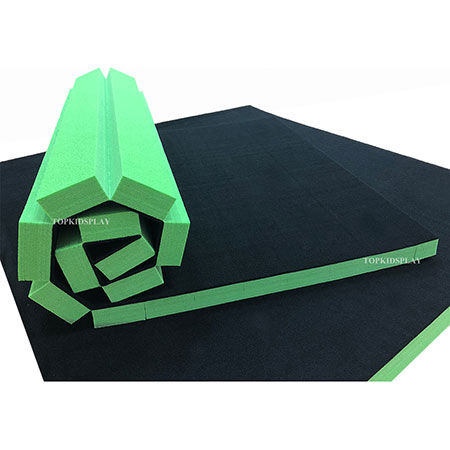 Roll gym mat carpet bonded foam for ninja warrior course