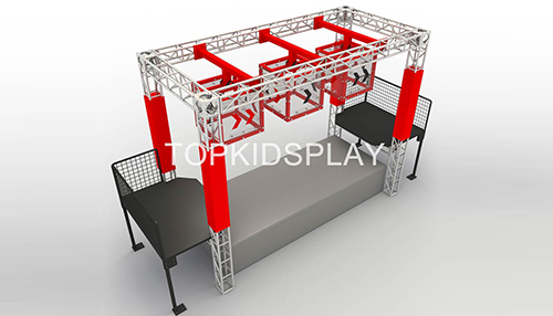 Ninja Warrior Course,One of the popular games in the trampoline park